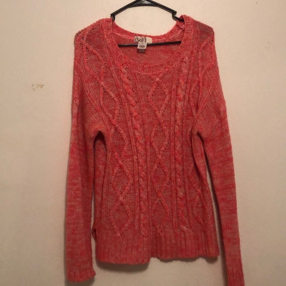 Bright Pink/Salmon Sweater